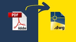 How to convert PDF to AutoCAD in just 1 minutes 😲 [upl. by Acenes]