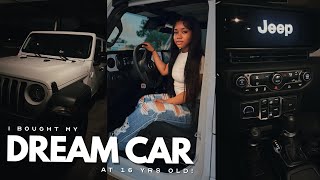 I BOUGHT MY DREAM CAR AT 16  Car Tour Decorate w Me Emergency Kit [upl. by Sommer]