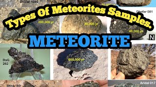 Types of meteorites Sample  Meteorites landed on earth surface [upl. by Darraj]