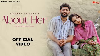 About Her Official Video  Rahul Padana Ft Ishita Malik  Saurabh  New Haryanvi Songs 2024 [upl. by Erimahs904]