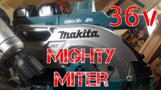 Makita 36v Mitre Saw DLS111 Full Review  XSL06 18v x2 Miter Saw Review [upl. by Sherfield]