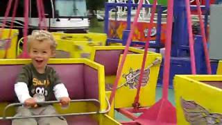 Jeremy rides the scrambler at Saline Fair 9511 [upl. by Teodorico]