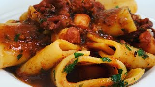 Paccheri al Ragu di polpo [upl. by Scrope134]