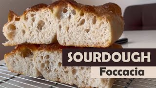 Sourdough foccacia  Kruh od kiselog tijesta [upl. by Olifoet]