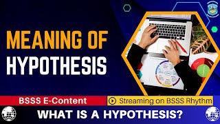 Power of Hypotheses Exploring Meaning Definitions and Testing Hypothesis ResearchMethods bsss [upl. by Ralf]