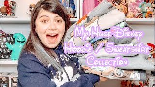 My HUGE Disney Hoodie  Sweatershirt Collection  Disney Collection [upl. by Ani31]