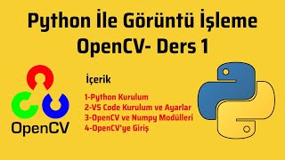 Python İle Görüntü İşleme OpenCv Ders 1 [upl. by Esme304]