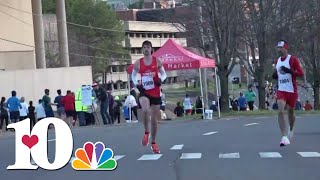 Runners take off for the 2022 Covenant Health Knoxville Marathon [upl. by Eidac740]