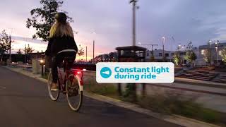 NOVA  Battery Free Bike Lights with Contactless Rim Dynamo™ [upl. by Sukhum]