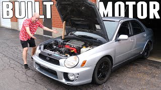 Firing up the BUILT EJ205 in the WRX SOUNDS INCREDIBLE [upl. by Nirehtac]