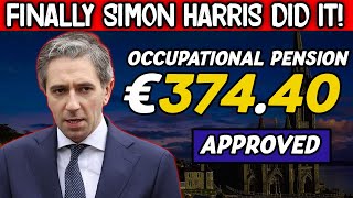 FINALLY SIMON HARRIS APPROVES THE INCREASE IN OCCUPATIONAL PENSION ON €37440 FOR IRISH SENIORS [upl. by Picker]