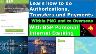 Personal Internet Banking BSP  Authorizations Transfers and Payments FAQs [upl. by Anez]