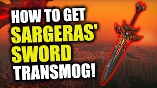 Get YOUR OWN SARGERAS Gorribal the Dark Seether Sword IN 30 MINUTES WoW Dragonflight Trading Post [upl. by Noterb35]