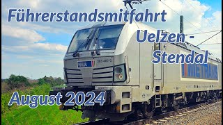 Führerstandsmitfahrt Uelzen  Stendal [upl. by Bogusz9]