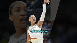 Shaquille ONeals 300 Million Tip to Aja Wilson is Supported by Fans Despite Controversy [upl. by Beichner202]