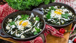 Molly Yehs Kale Shakshuka  Home amp Family [upl. by Ellehcit]