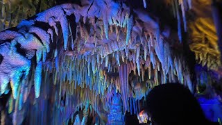 Calico Mine Ride Stalagmite Cavern Audio Knotts Berry Farm [upl. by Hctub]