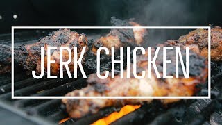 Grilled Jerk Chicken  CheapCaribbeancom [upl. by Leahicm454]