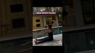 Pilates Spine Stretch Forward Mat Exercise with Jacqueline Valdez [upl. by Singhal]