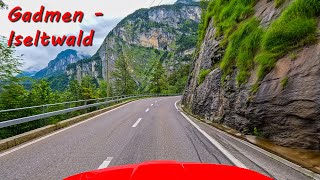 Switzerland 2024  driving from Gadmen to Iseltwald via Meiringen visit Aare Gorge [upl. by Cooper]