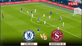 🔴LIVE  CHELSEA vs SERVETTE FC I UEFA EUROPA CONFERENCE LEAGUE LIVE I eFOOTBALL PES 21 GAMEPLAY [upl. by Larimore]