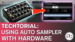 How to Use Logic Pros Auto Sampler with Hardware Synths  Techtorial [upl. by Vierno]