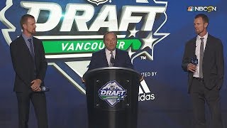 Daniel and Henrik Sedin kick off 2019 NHL Draft with jersey retirement announcement [upl. by Trebleht]