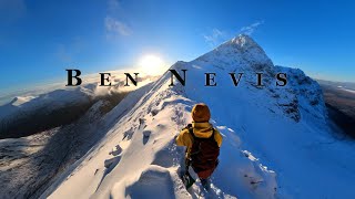 Ben Nevis via the CMD Arete Scotland  Scenic Hiking Video [upl. by Hodgson225]