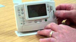 How to bind a Honeywell Chronotherm Thermostat [upl. by Morris]