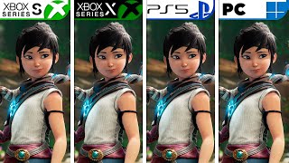 Kena Bridge of Spirits  Xbox Series SX  PS5  PC  Graphics Comparison  Analista De Bits [upl. by Akemal]