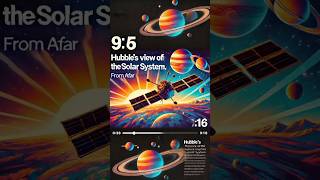 Hubble Telescope Viewing the Solar System from Afar universe space shorts shortsvideo [upl. by Xed]