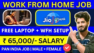 Haptik  Jio  Hiring 2024😍  Work From Home Jobs 2024  Job for freshers  Online Jobs  Jio Jobs🤑 [upl. by Yolande814]