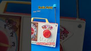 Radio Reloj Fisher Price producido en México en los años 70s [upl. by Sahcnip]