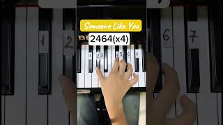 Someone Like You  Piano Tutorial  Su Piano 🎹 trending piano pianotutorial someonelikeyou [upl. by Iilek]