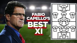 Fabio Capellos Best XI Football Players [upl. by Elurd]