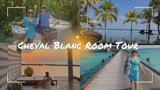 Maldives Room Tour  Cheval Blanc  Kayla Limage [upl. by Abdella41]