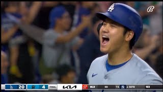 Miami Marlins Away Game BroadCast 91924 LA Dodgers Shohei Ohtani 5050 5151 Club [upl. by Auoy813]