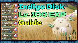 NEW FAST Level 100 EXP Farm In Pokemon Scarlet and Violet The Indigo Disk [upl. by Sutherland]