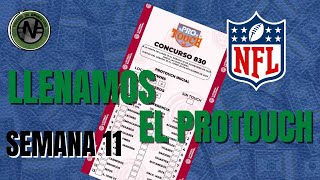 Quiniela NFL  Protouch pronósticos deportivo y apuestas  semana 11 [upl. by Havelock]