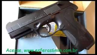 Airgun  Beretta PX4 Storm Co2 45mm  EampG Comércio [upl. by Akinor]