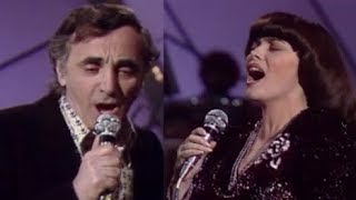 Charles Aznavour et Mireille Mathieu  Une vie damour 1981 [upl. by Sayers]