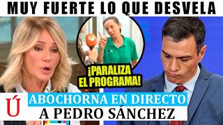 Susanna Griso PÁLIDA EN DIRECTO tras DENUNCIA de VECINA de VALENCIA CONTRA MEDIOS Y SÁNCHEZ por DANA [upl. by Nitsed]