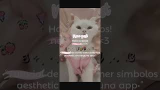 Tutorial de cómo tener símbolos aesthetic sin ninguna app 🐮🎀 shorts viral noflop aesthetic [upl. by Ahsiki]