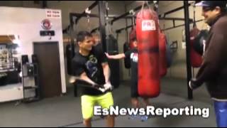 entrenamiento de Marcos Maidana Video de seckbach [upl. by Sorkin]