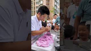 Ice Cream Roll Special Best  Korean street foodSokak Dondurma Ruloları Shorts [upl. by Bethany701]