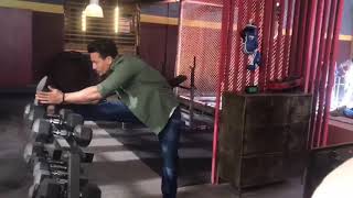 Tiger shroff vs nadeem akhtar parkour amp freerunning scenes [upl. by Sonni]