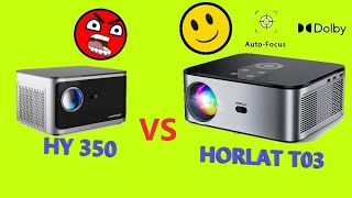 PROYECTOR HY 350 vs HORLAT T03 [upl. by Kathrine]