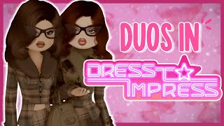 Playing Dress To Impress AS DUOS  ROBLOX [upl. by Carlo]