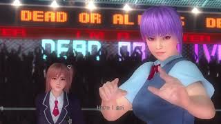 DOA5LR Survival with Ayane and Honoka Tag Match [upl. by Grose384]