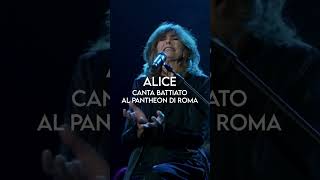 Alice canta Battiato al Pantheon di Roma [upl. by Fredi]